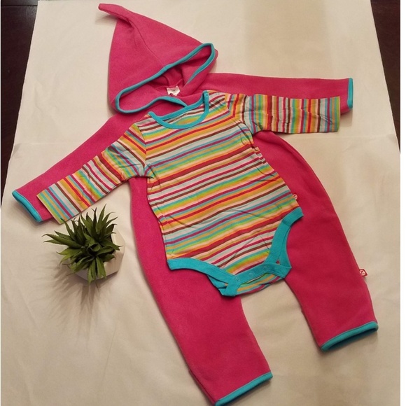 NWT Girl Toddler Onesie Elf Romper Set in Pink, 18M - Picture 4 of 8